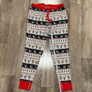 Hanna Andersson Red and Black Patterned Pajama Pants